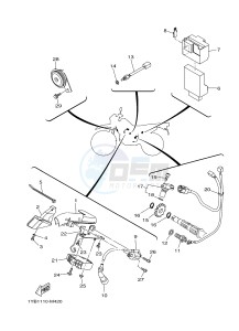 XT250 XT250E SEROW (1YB7) drawing ELECTRICAL 2