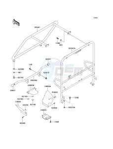 KAF 620 A [MULE 2510 4X4] (A1-A5) [MULE 2510 4X4] drawing GUARDS_CAB FRAME