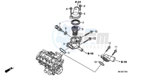 CBR600RRA Europe Direct - (ED / 2ED) drawing THERMOSTAT