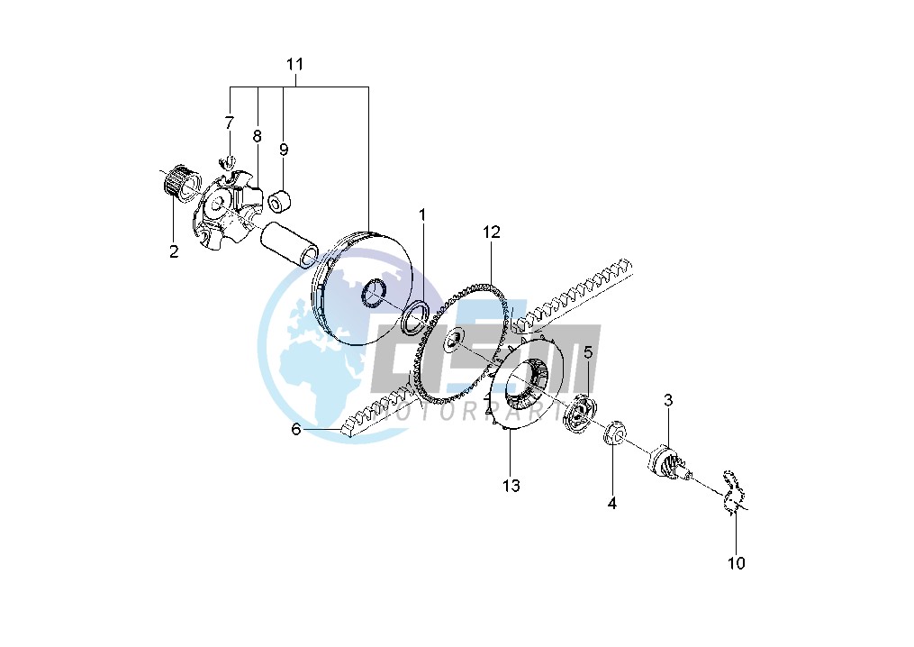 Driving pulley