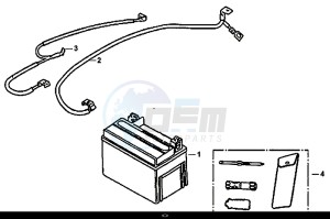 ORBIT III 50 (25 KM/H) (XE05W1-NL) (L8-M0) drawing BATTERY TOOL BOX