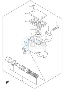 LT-Z250 (E19) drawing FRONT MASTER CYLINDER