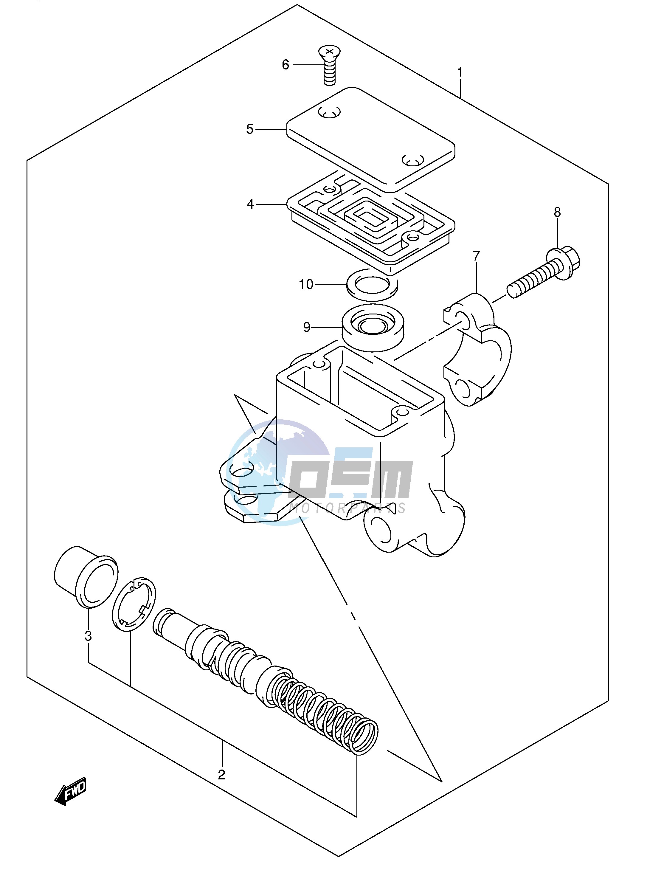 FRONT MASTER CYLINDER