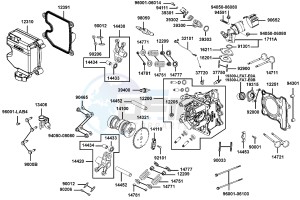 DOWNTOWN 125 I Italy drawing Cylinder Head Cover  Cylinder