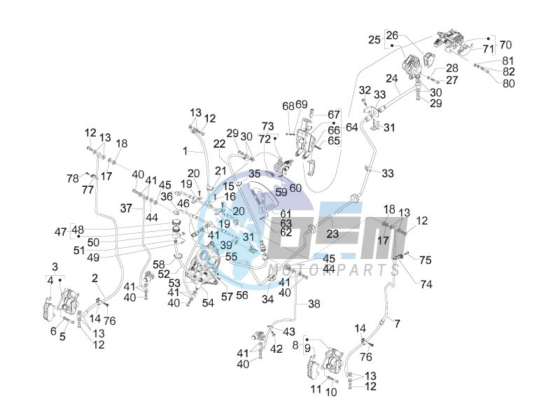 Brakes hose  - Calipers