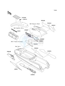 JS 750 C [SXI PRO] (C1-C5) [SXI PRO] drawing DECALS-- JS750-C4- -