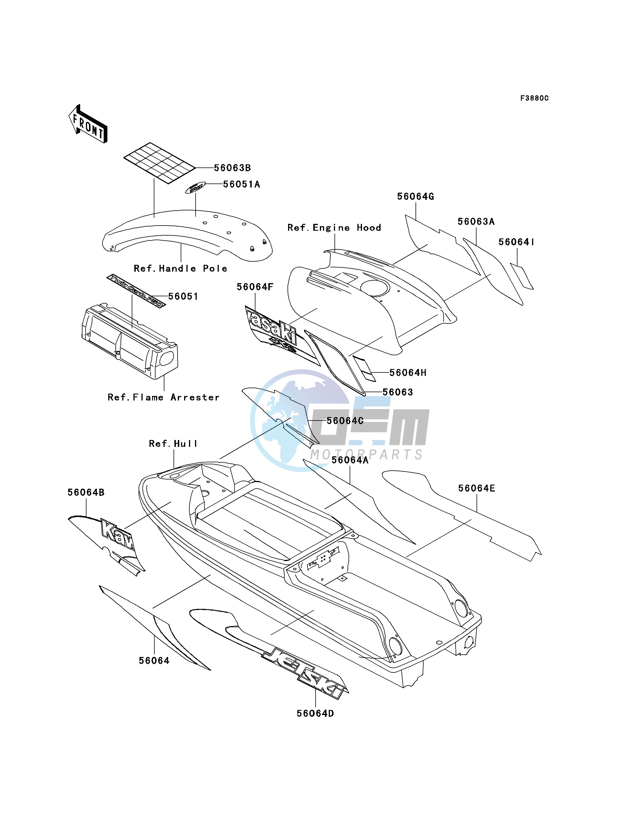 DECALS-- JS750-C4- -