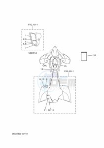 YFZ450R (BKDD) drawing EMBLEM & LABEL 1