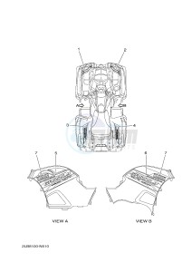 YFM550FWAD YFM550PLE GRIZZLY 550 EPS (2LB8 2LB9) drawing GRAPHICS