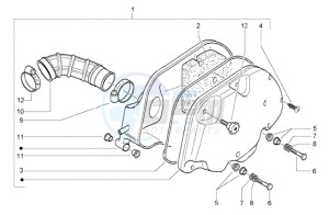 Granturismo 200 L U.S.A. drawing Air filter