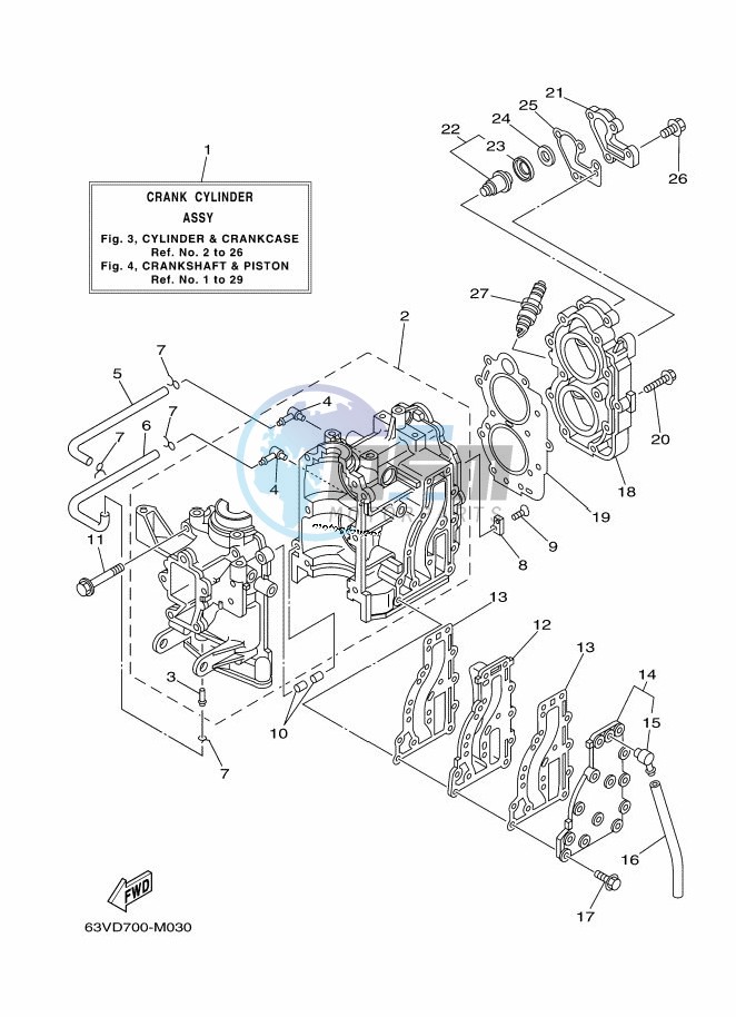 CYLINDER--CRANKCASE