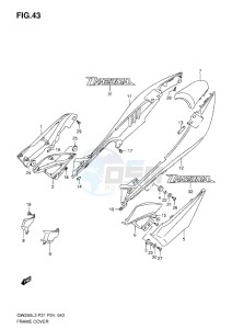 Inazuma GW250 drawing FRAME COVER
