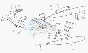 California 1100 EV PI Cat. EV PI Cat. drawing Exhaust unit