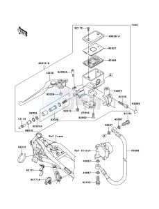 VN1600_MEAN_STREAK VN1600-B2H GB XX (EU ME A(FRICA) drawing Clutch Master Cylinder