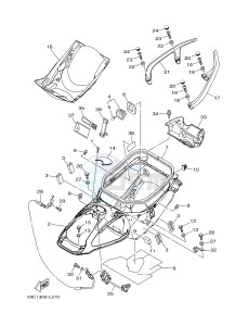 XP500A T-MAX T-MAX 500 (59CD) drawing SEAT 2