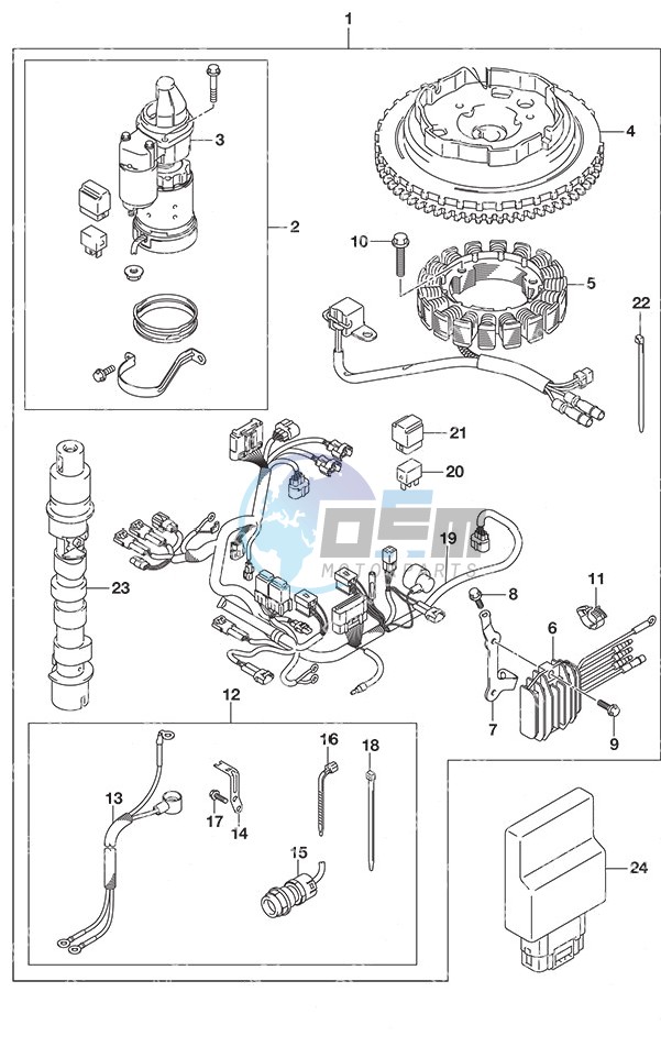 Starting Motor Manual Starter