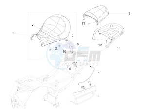 Eldorado 1400 1380 USA drawing Saddle