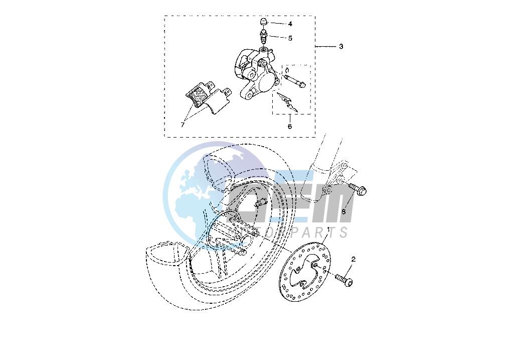 FRONT BRAKE CALIPER