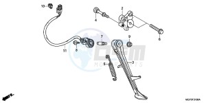 CBR1000RRD Fireblade - CBR1000RR UK - (E) drawing STAND