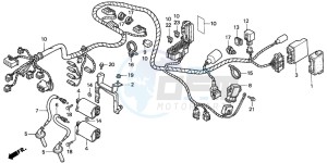 CB500 drawing WIRE HARNESS