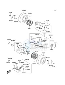 KVF300 KVF300CCF EU drawing Front Hub