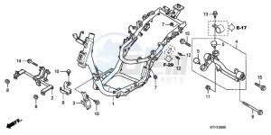 SH1259 France - (F / CMF) drawing FRAME BODY