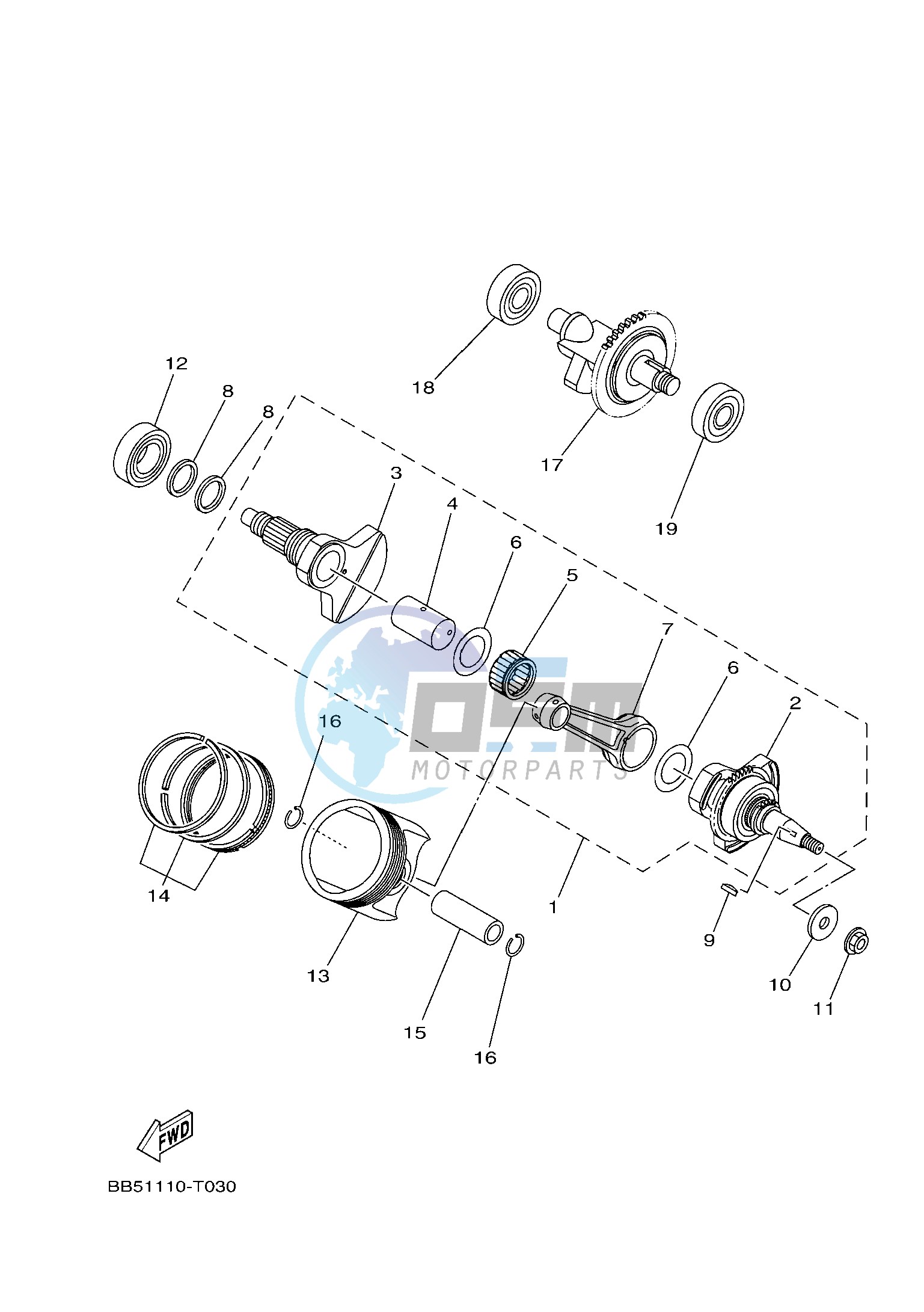 CRANKSHAFT & PISTON