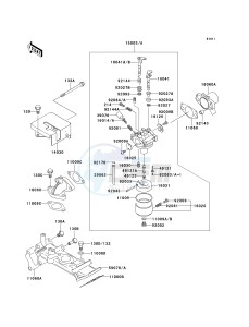 KAF 620 B [MULE 2520 TURF] (B1-B5) [MULE 2520 TURF] drawing CARBURETOR