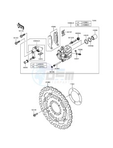 Z800 ZR800CFF UF (UK FA) XX (EU ME A(FRICA) drawing Front Brake