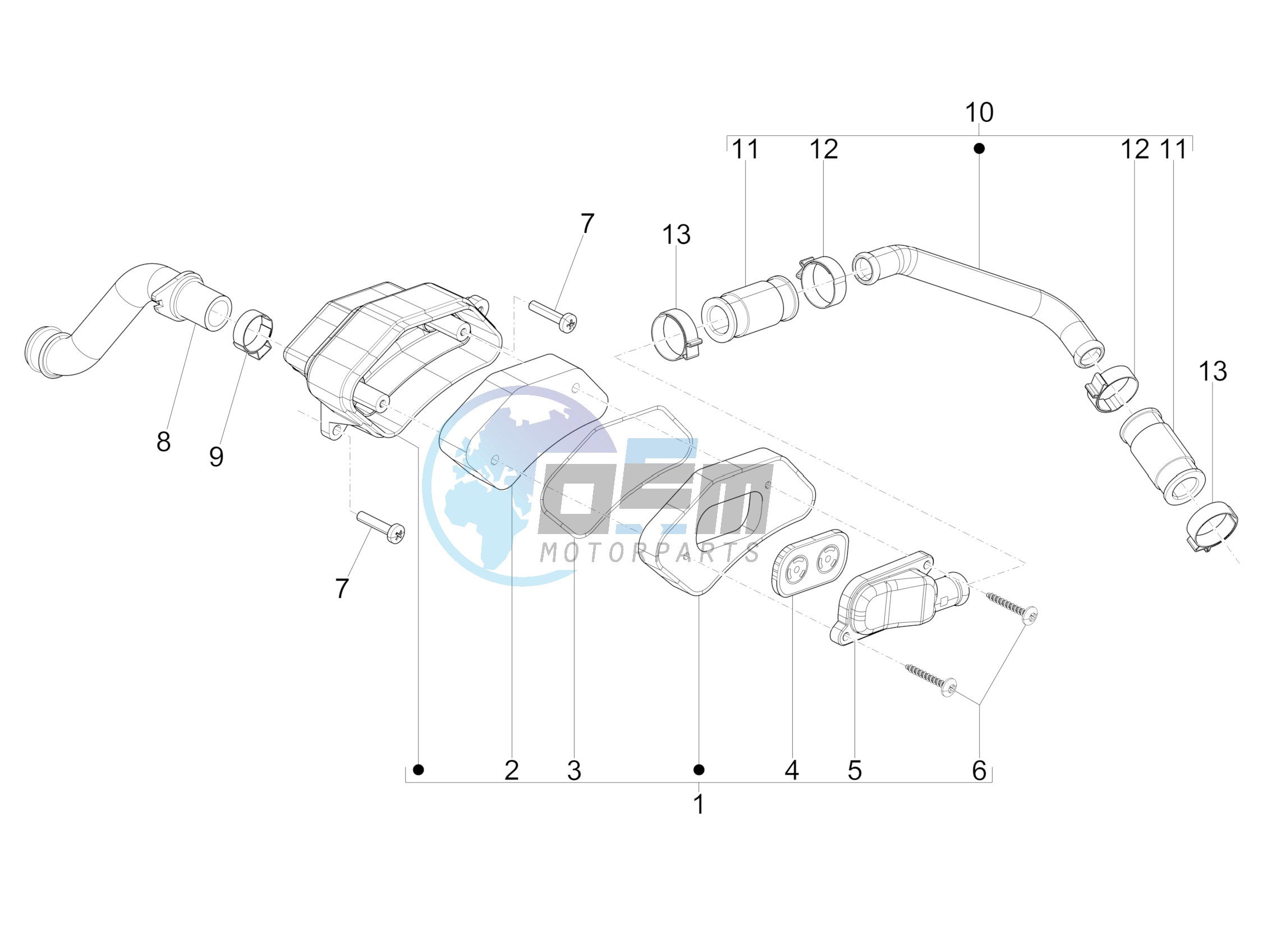 Secondary air box