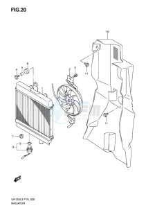 UH125Z BURGMAN EU drawing RADIATOR