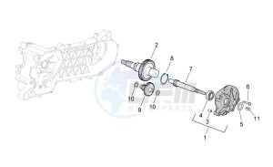 SR 50 IE-Carb drawing Transmission final drive