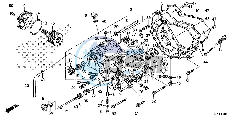 FRONT CRANKCASE COVER