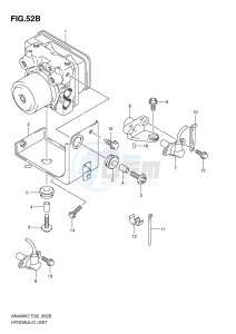 AN400 (E2) Burgman drawing HYDRAULIC UNIT (AN400AK9 ZAK9 AL0 ZAL0)