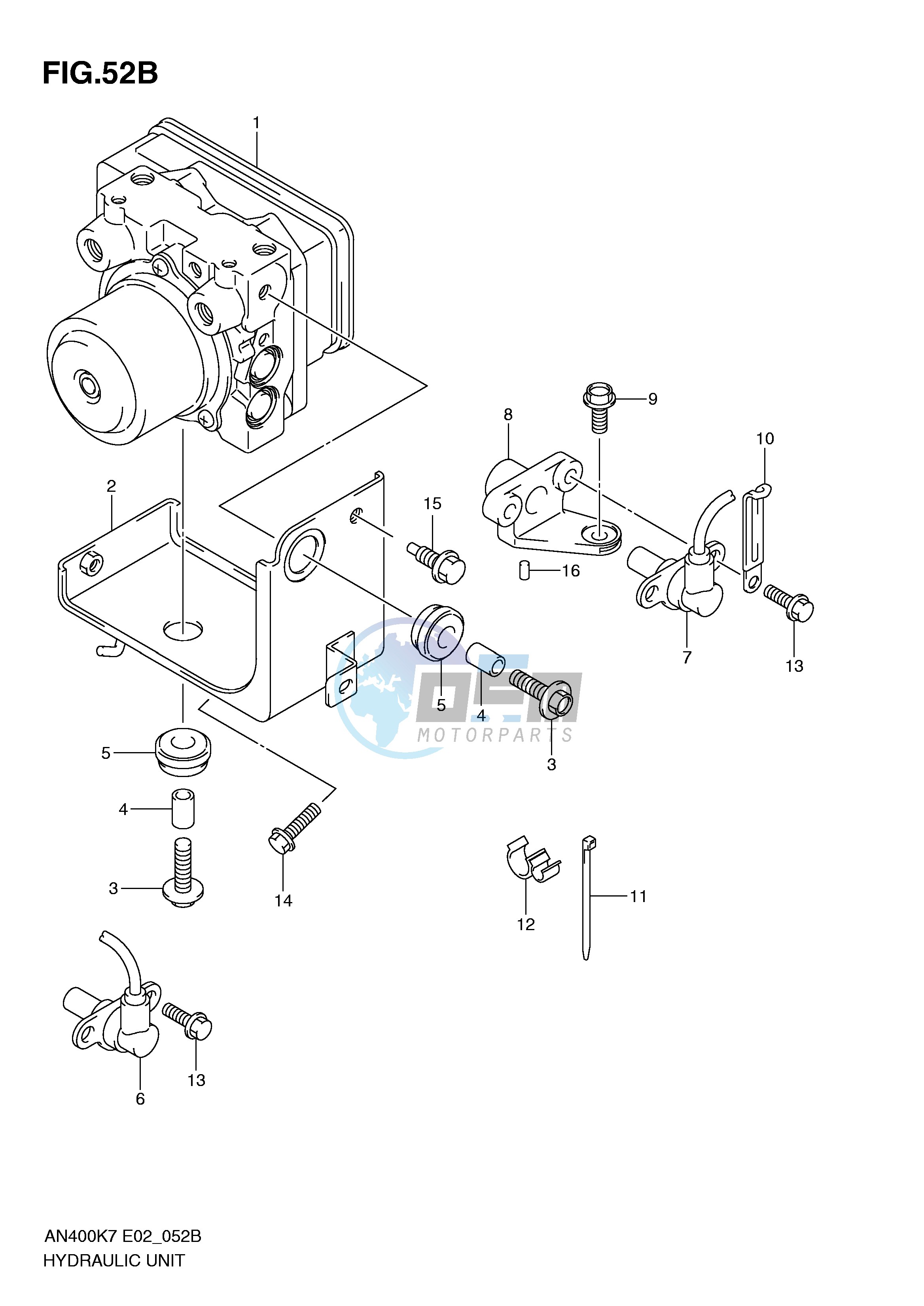 HYDRAULIC UNIT (AN400AK9 ZAK9 AL0 ZAL0)