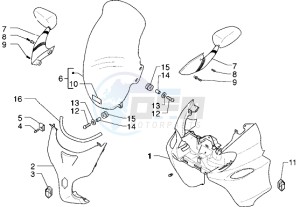 X9 250 drawing Shield - Windshield