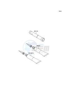 KLX110 KLX110CDF EU drawing Owner's Tools