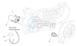 SR 50 IE-Carb drawing Starter motor