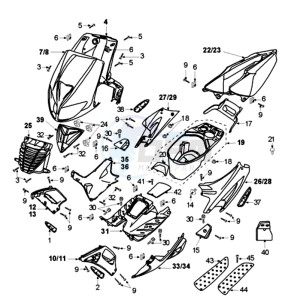 FIGHT W3A drawing COWLING