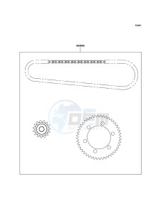 VN800 CLASSIC VN800B6F GB XX (EU ME A(FRICA) drawing Chain Kit