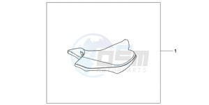 CB1000R9 Australia - (U) drawing SEAT ASS*PRD/PBK*