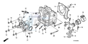 PES125R9 Europe Direct - (ED / STC 2ED) drawing CYLINDER HEAD