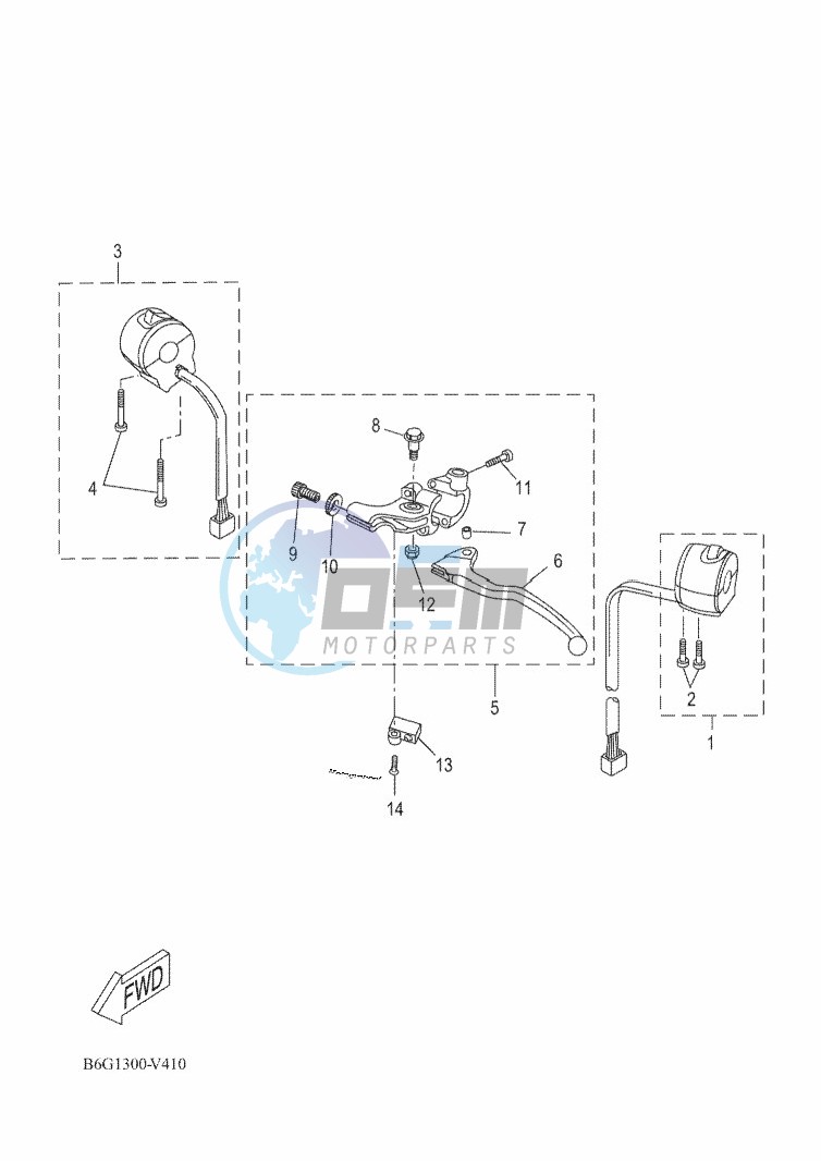 HANDLE SWITCH & LEVER