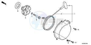 TRX500FPMD TRX500FPM Australia - (U) drawing RECOIL STARTER