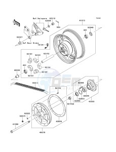 VN 2000 E [VULCAN 2000 CLASSIC] (6F-7F) E7F drawing REAR WHEEL_CHAIN