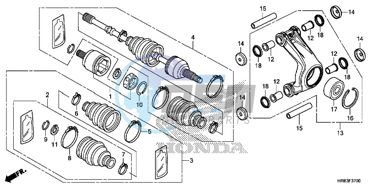 REAR KNUCKLE/ REAR DRIVE SHAFT