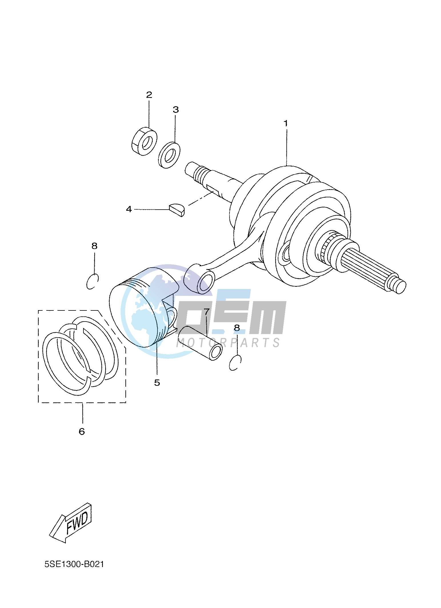 CRANKSHAFT & PISTON