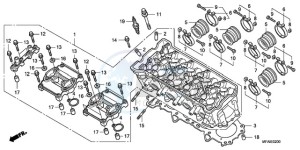 CBF1000A9 Europe Direct - (ED) drawing CYLINDER HEAD