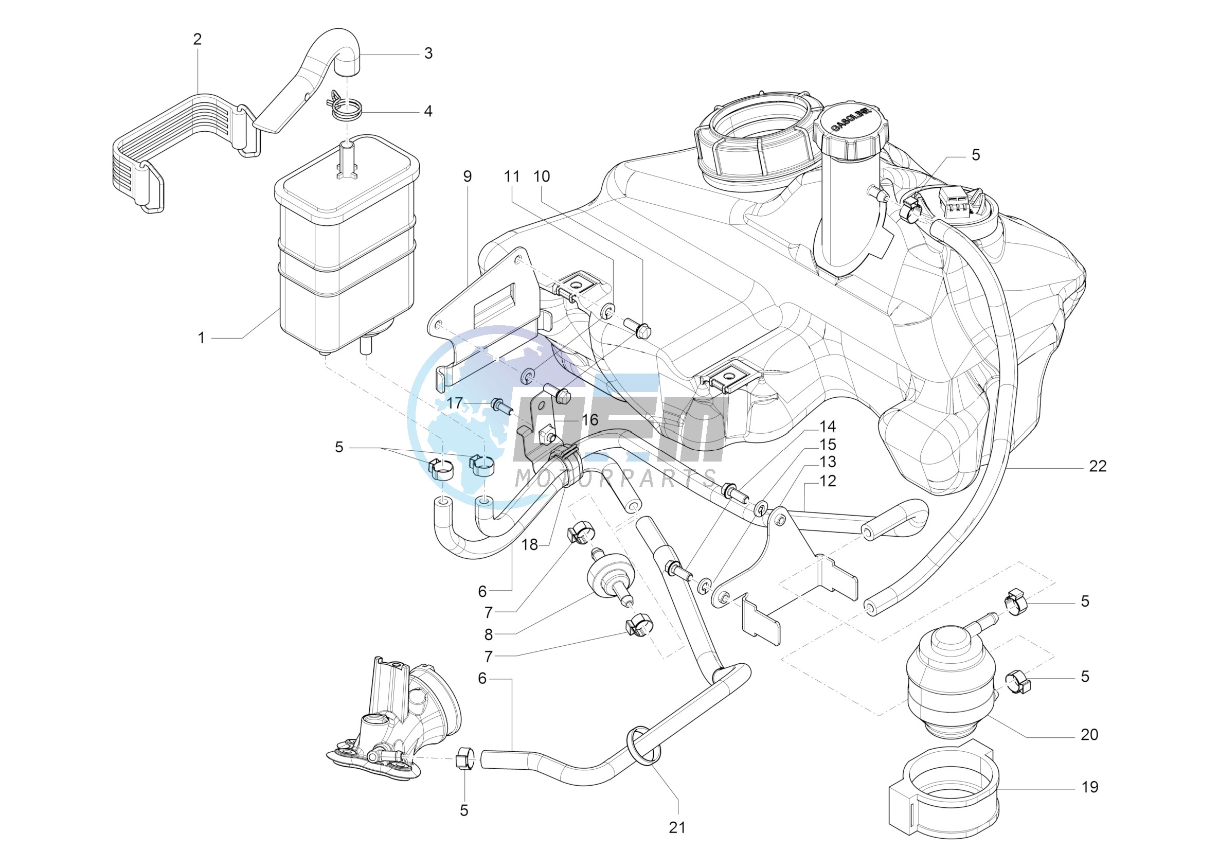 Anti-percolation system