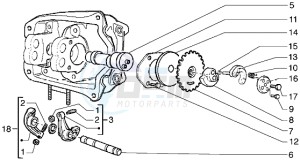 Hexagon 180 GTX drawing Rocker levers support